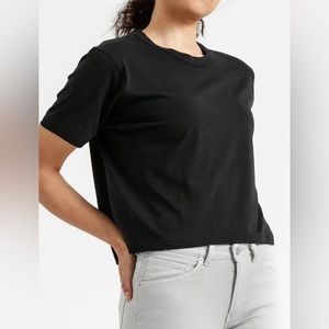 DUER The Only Tee Crop in black - DU/ER
